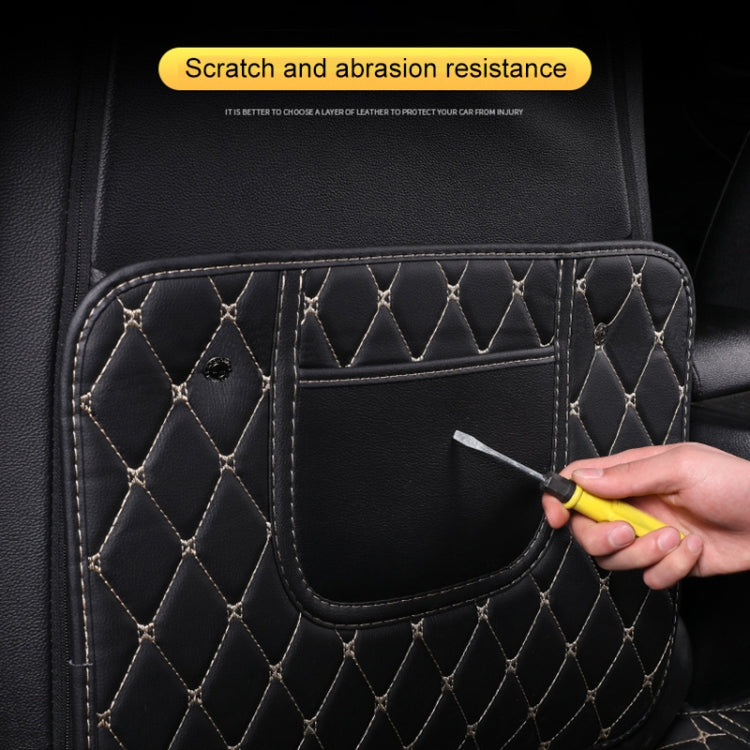 Car All-inclusive Seat Back Anti-kick Mat Rear Anti-dirty Pad Large Size by buy2fix