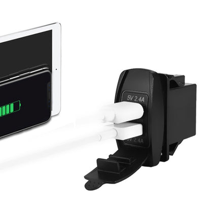 Car 4.8A Double-sided Mobile Phone Charger - DIY Modified Charger by buy2fix | Online Shopping UK | buy2fix
