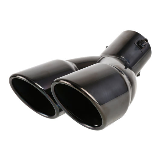 Universal Car Styling Stainless Steel Elbow Exhaust Tail Muffler Tip Pipe, Inside Diameter: 7.2cm (Grey) - Exhaust Pipes by buy2fix | Online Shopping UK | buy2fix