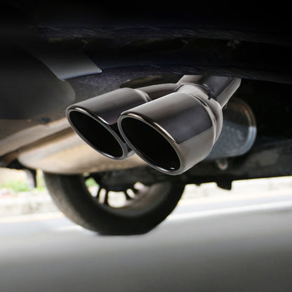 Universal Car Styling Stainless Steel Elbow Exhaust Tail Muffler Tip Pipe, Inside Diameter: 6cm (Grey) - Exhaust Pipes by buy2fix | Online Shopping UK | buy2fix