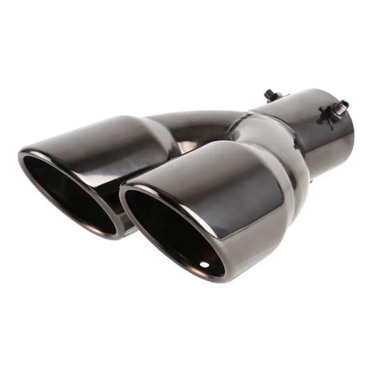 Universal Car Styling Stainless Steel Straight Exhaust Tail Muffler Tip Pipe, Inside Diameter: 7.2cm (Grey) - Exhaust Pipes by buy2fix | Online Shopping UK | buy2fix