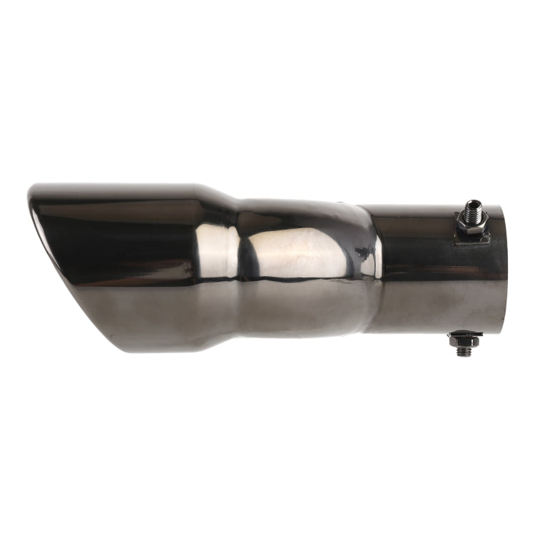Universal Car Styling Stainless Steel Straight Exhaust Tail Muffler Tip Pipe, Inside Diameter: 7.2cm (Grey) - Exhaust Pipes by buy2fix | Online Shopping UK | buy2fix