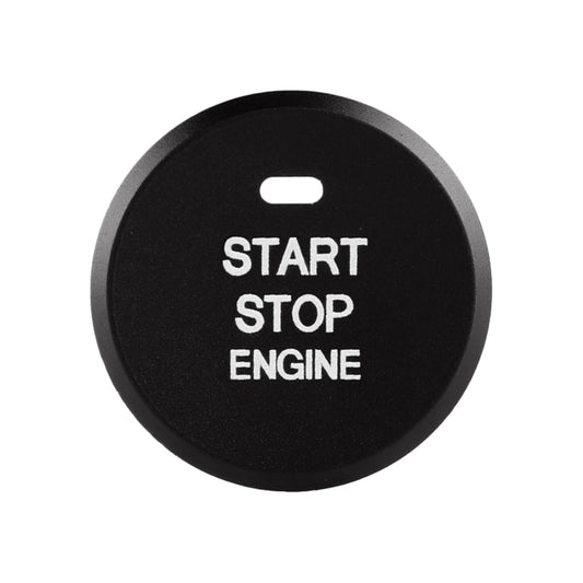 Car Engine Start Key Push Button Inner Ring Trim Sticker Decoration for Mazda Axela CX-30 2020 (Black) by buy2fix