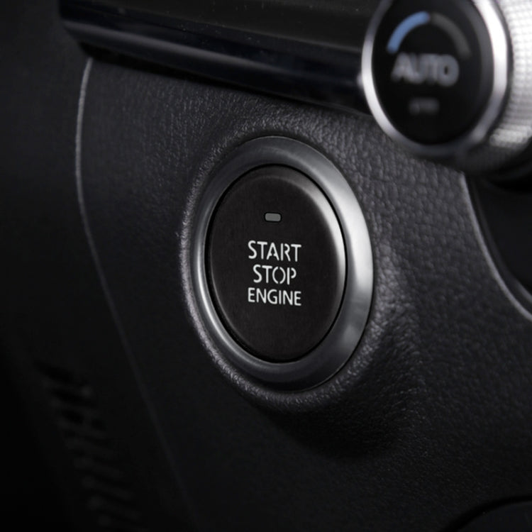 Car Engine Start Key Push Button Inner Ring Trim Sticker Decoration for Mazda Axela CX-30 2020 (Black) by buy2fix