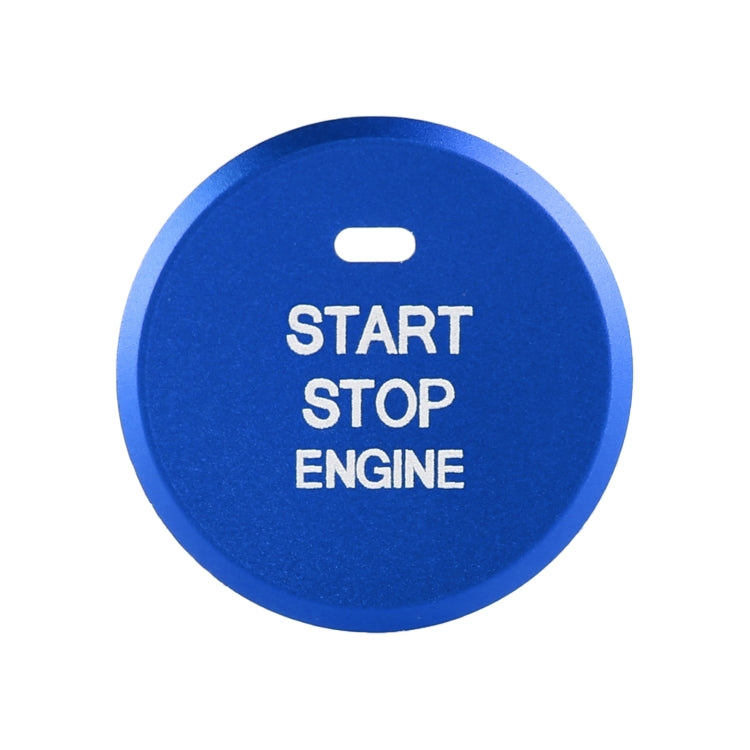 Car Engine Start Key Push Button Inner Ring Trim Sticker Decoration for Mazda Axela CX-30 2020 (Blue) by buy2fix