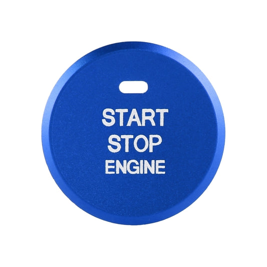 Car Engine Start Key Push Button Inner Ring Trim Sticker Decoration for Mazda Axela CX-30 2020 (Blue) by buy2fix