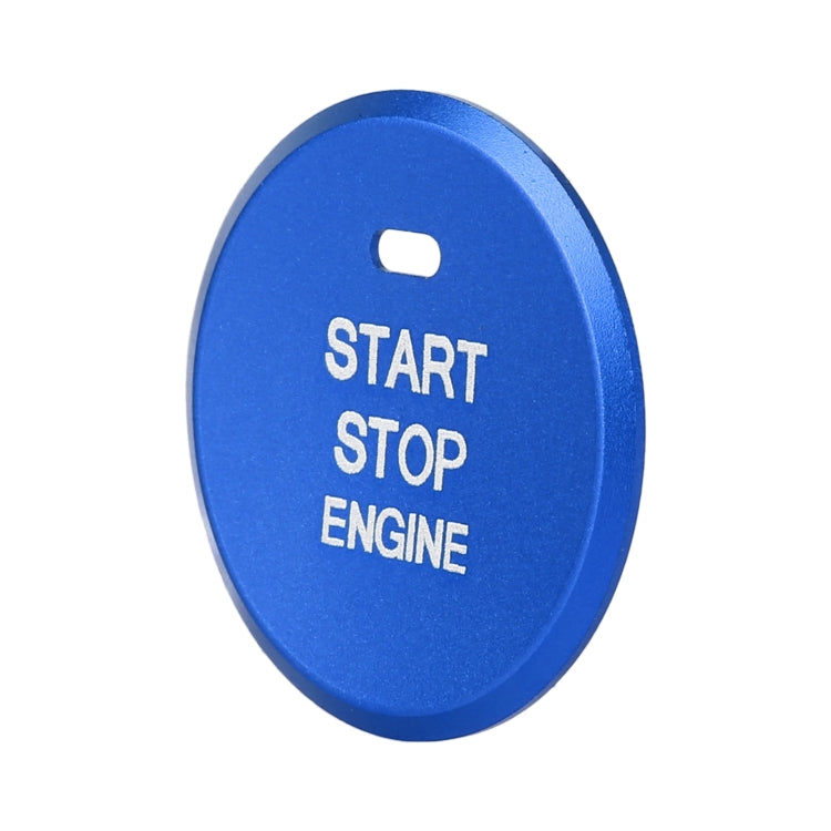 Car Engine Start Key Push Button Inner Ring Trim Sticker Decoration for Mazda Axela CX-30 2020 (Blue) by buy2fix