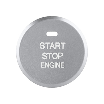 Car Engine Start Key Push Button Inner Ring Trim Sticker Decoration for Mazda Axela CX-30 2020 (Silver) by buy2fix