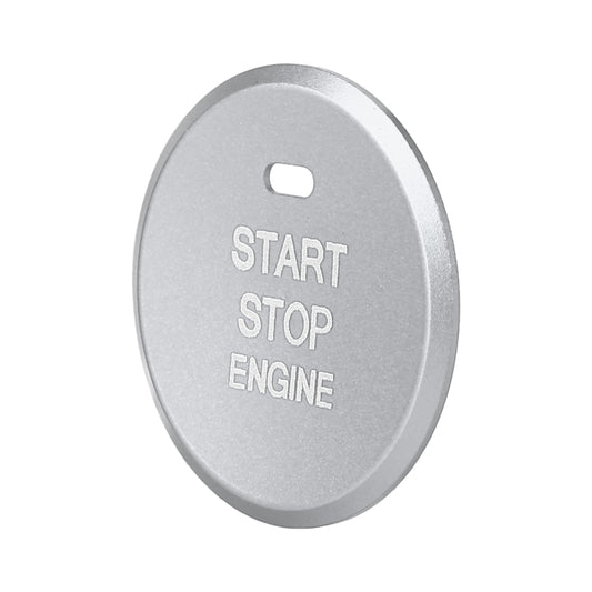 Car Engine Start Key Push Button Inner Ring Trim Sticker Decoration for Mazda Axela CX-30 2020 (Silver) by buy2fix
