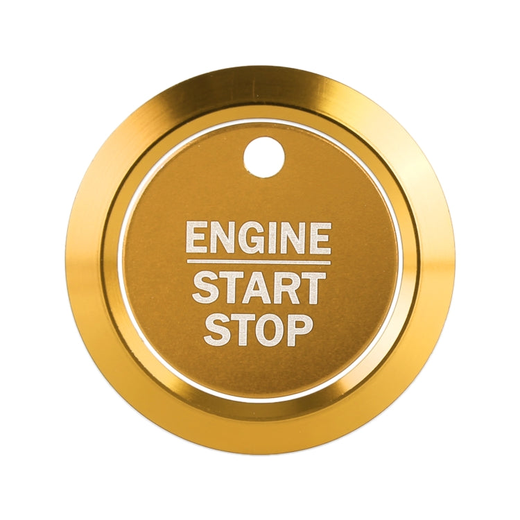 Car Engine Start Key Push Button Ring Trim Sticker Decoration for Ford F150 (Gold) by buy2fix