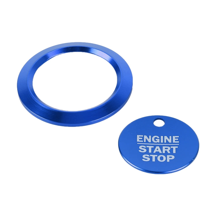 Car Engine Start Key Push Button Ring Trim Sticker Decoration for Ford F150 (Blue) by buy2fix