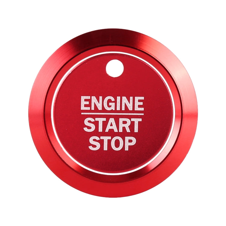 Car Engine Start Key Push Button Ring Trim Sticker Decoration for Ford F150 (Red) by buy2fix