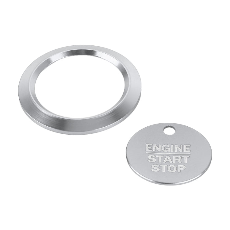 Car Engine Start Key Push Button Ring Trim Sticker Decoration for Ford F150 (Silver) by buy2fix