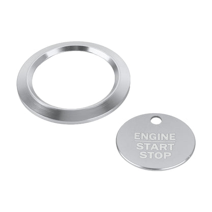 Car Engine Start Key Push Button Ring Trim Sticker Decoration for Ford F150 (Silver) by buy2fix
