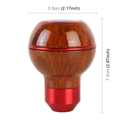 Car Shift Handball Gear Lever Gear 5-stall Wood Texture Shift Knob by buy2fix