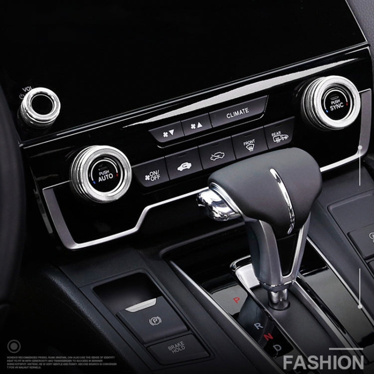 3 PCS Car Metal Air Conditioner Knob Case for Honda CR-V 2017-2021 (Silver) by buy2fix