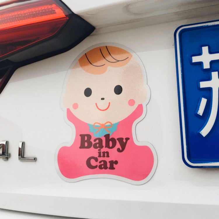 Baby in Car Free Sticker Warning Sticker by buy2fix