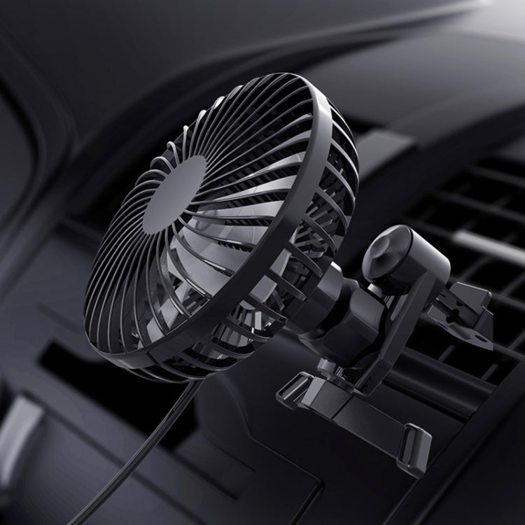 3R-3008 Car USB Air Outlet / Dashboard Fan - Heating & Fans by 3R | Online Shopping UK | buy2fix