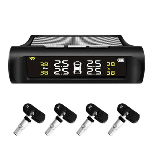 YB-P0248 Universal Car Wireless Solar Built-in TPMS Tire Pressure Monitor Detector - Tire Pressure Gauges by buy2fix | Online Shopping UK | buy2fix