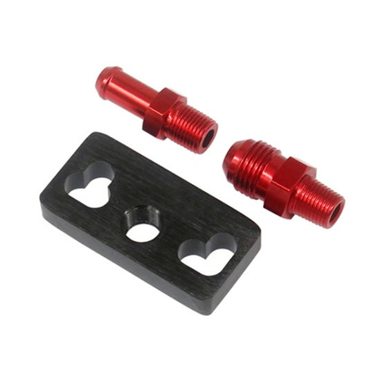 Car Modified Fuel Booster Valve Base Pressure Regulating Valve Connection Seat for Honda, Flat Head - Engine Fittings by buy2fix | Online Shopping UK | buy2fix