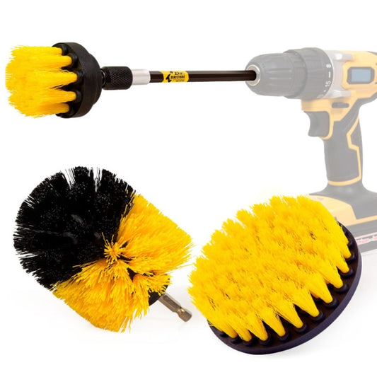 4 in 1 Floor Wall Window Glass Cleaning Descaling Electric Drill Brush Head Set, Random Color Delivery - Sponges, Cloths & Brushes by buy2fix | Online Shopping UK | buy2fix