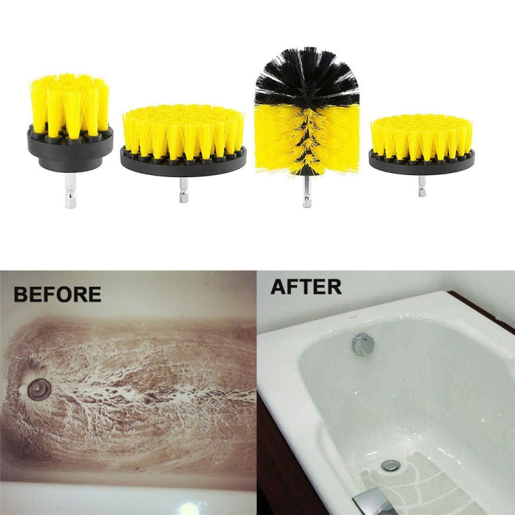 22 in 1 Floor Wall Window Glass Cleaning Descaling Electric Drill Brush Head Set - Sponges, Cloths & Brushes by buy2fix | Online Shopping UK | buy2fix