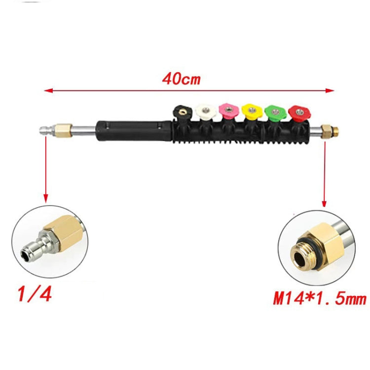 8 in 1 Car Wash High Pressure Spray Nozzle Cleaning Extension Rod - Car washing supplies by buy2fix | Online Shopping UK | buy2fix