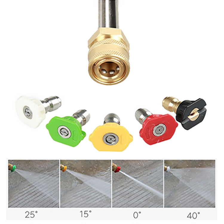 8 in 1 Car Wash High Pressure Spray Nozzle Cleaning Extension Rod - Car washing supplies by buy2fix | Online Shopping UK | buy2fix