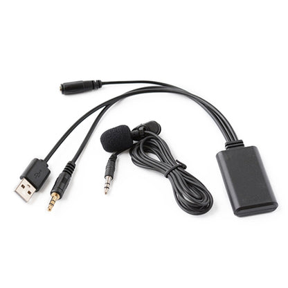 Car AUX Music + MIC Bluetooth Phone Cable, Cable Length: 1.5m - DIY Cables by buy2fix | Online Shopping UK | buy2fix