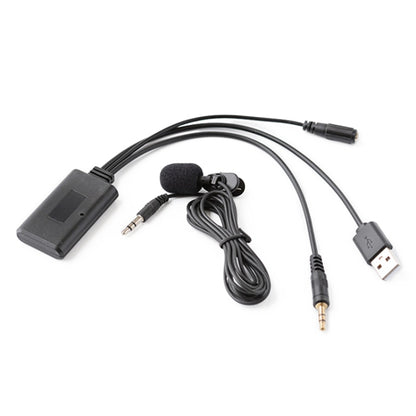 Car AUX Music + MIC Bluetooth Phone Cable, Cable Length: 1.5m - DIY Cables by buy2fix | Online Shopping UK | buy2fix