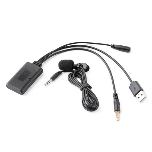 Car AUX Music + MIC Bluetooth Phone Cable, Cable Length: 1.5m - DIY Cables by buy2fix | Online Shopping UK | buy2fix