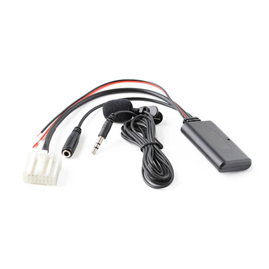Car Wireless Bluetooth Module AUX Audio Adapter Cable AUX Bluetooth Music + MIC for Mazda M6 M3 RX-8 MX-5 / Bestune B70 - DIY Cables by buy2fix | Online Shopping UK | buy2fix