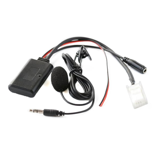 Car Wireless Audio Adapter Cable Bluetooth Music AUX Receiver + MIC Phone Function for Mazda 5 8 CX9 CX7 by buy2fix