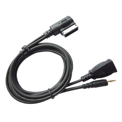Car AMI AUX Audio Cable AUX + USB Charging + Mobile Music for Mercedes-Benz - DIY Cables by buy2fix | Online Shopping UK | buy2fix