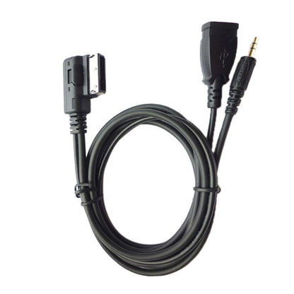 Car AMI AUX Audio Cable AUX + USB Charging + Mobile Music for Mercedes-Benz - DIY Cables by buy2fix | Online Shopping UK | buy2fix