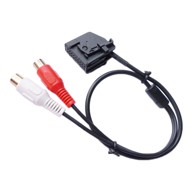 Car 2RCA AUX IN Audio Cable Wiring Harness for Mercedes-Benz Comand 2.0 - DIY Cables by buy2fix | Online Shopping UK | buy2fix
