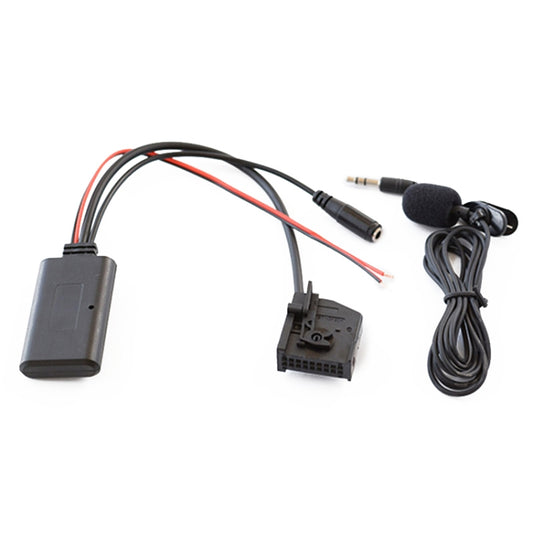 Car MFD2 RNS2 18PIN Bluetooth Music AUX Audio Cable + MIC for Audi / Volkswagen / Skoda - DIY Cables by buy2fix | Online Shopping UK | buy2fix