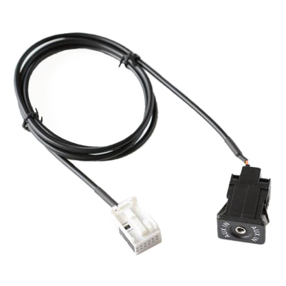 Car Handheld Box AUX Interface Connector + Cable Wire Harness for Volkswagen Bora / Audi - DIY Cables by buy2fix | Online Shopping UK | buy2fix