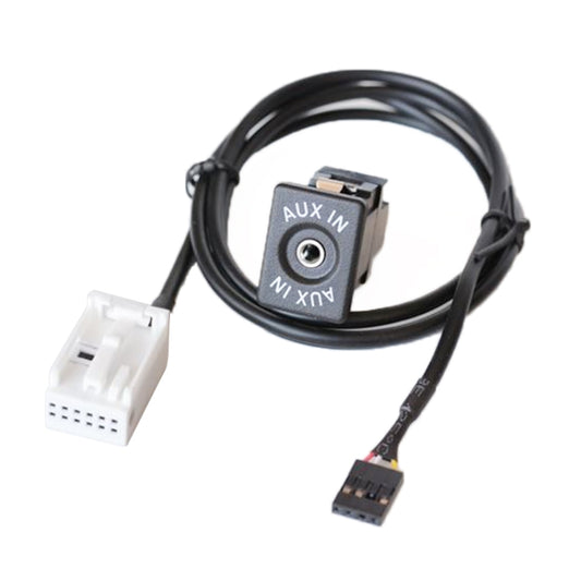 Car Handheld Box AUX Interface Connector + Cable Wire Harness for Volkswagen Bora / Audi - DIY Cables by buy2fix | Online Shopping UK | buy2fix