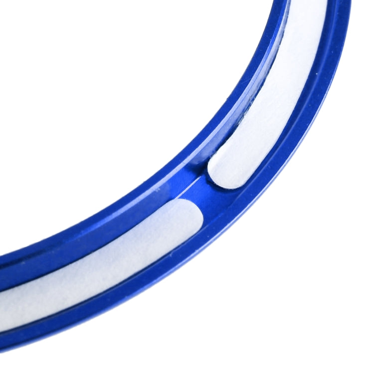 4 PCS / Set Air Conditioning Vent Metal Decorative Ring for Audi A1(Blue) - Decoration Rings by buy2fix | Online Shopping UK | buy2fix