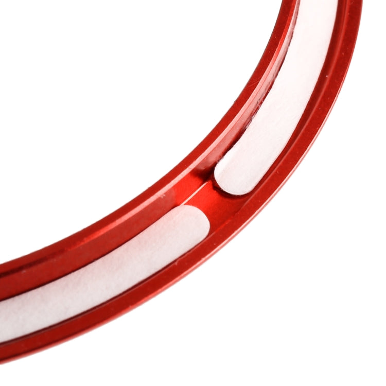 4 PCS / Set Air Conditioning Vent Metal Decorative Ring for Audi A1(Red) - Decoration Rings by buy2fix | Online Shopping UK | buy2fix