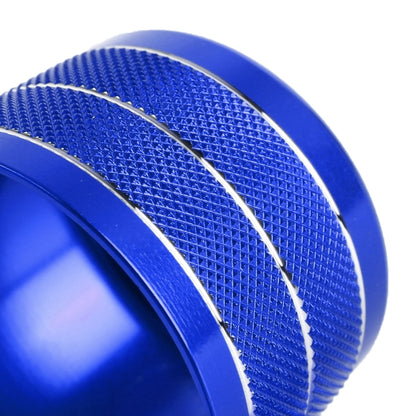 3 PCS / Set Air Conditioning Knob Metal Decorative Ring for BMW X3 / X4 / 5 Series / 7 Series / 6 Series GT (Blue) by buy2fix