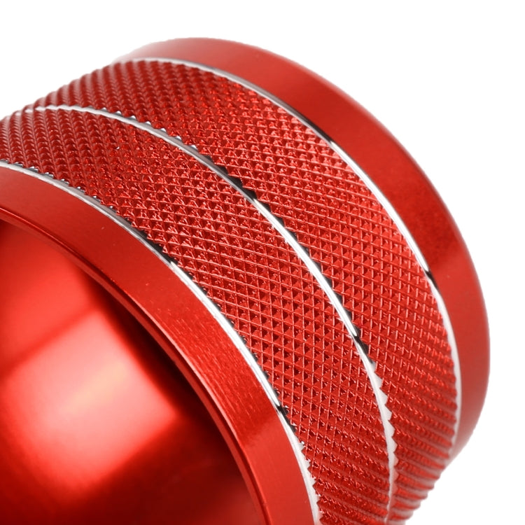 3 PCS / Set Air Conditioning Knob Metal Decorative Ring for BMW X3 / X4 / 5 Series / 7 Series / 6 Series GT (Red) by buy2fix