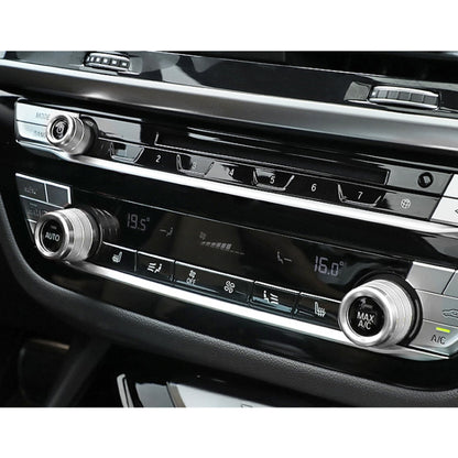 3 PCS / Set Air Conditioning Knob Metal Decorative Ring for BMW X3 / X4 / 5 Series / 7 Series / 6 Series GT (Silver) by buy2fix