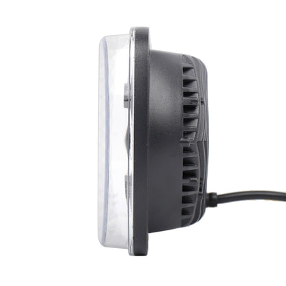2073S 1 Pair 7 inch Car Square Headlight Work Light - Work Lights by buy2fix | Online Shopping UK | buy2fix