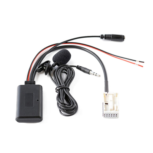 Car AUX Bluetooth Audio Cable + MIC for BMW E60 - DIY Cables by buy2fix | Online Shopping UK | buy2fix