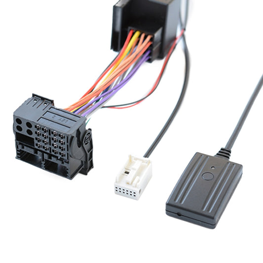 Car AUX Bluetooth Audio Cable + MIC for BMW E60 E63 - DIY Cables by buy2fix | Online Shopping UK | buy2fix