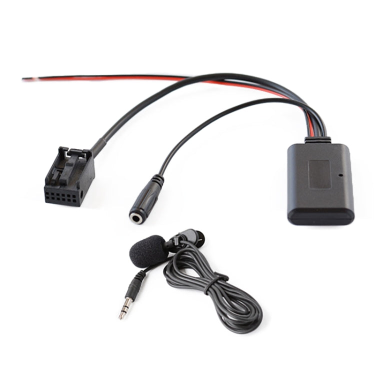 Car AUX Bluetooth Audio Cable + MIC for Ford Fiesta / Focus / S-Max - DIY Cables by buy2fix | Online Shopping UK | buy2fix