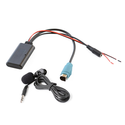 Car AUX Bluetooth Wireless Music Audio Cable + MIC for Alpine Kce-237b 123E 101E 102E 105E 117J 305S - DIY Cables by buy2fix | Online Shopping UK | buy2fix
