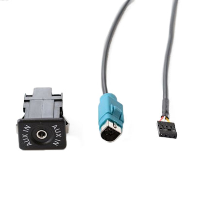 Car AUX Interface + Cable for Alpine KCE-236B 9872/9870 - DIY Cables by buy2fix | Online Shopping UK | buy2fix